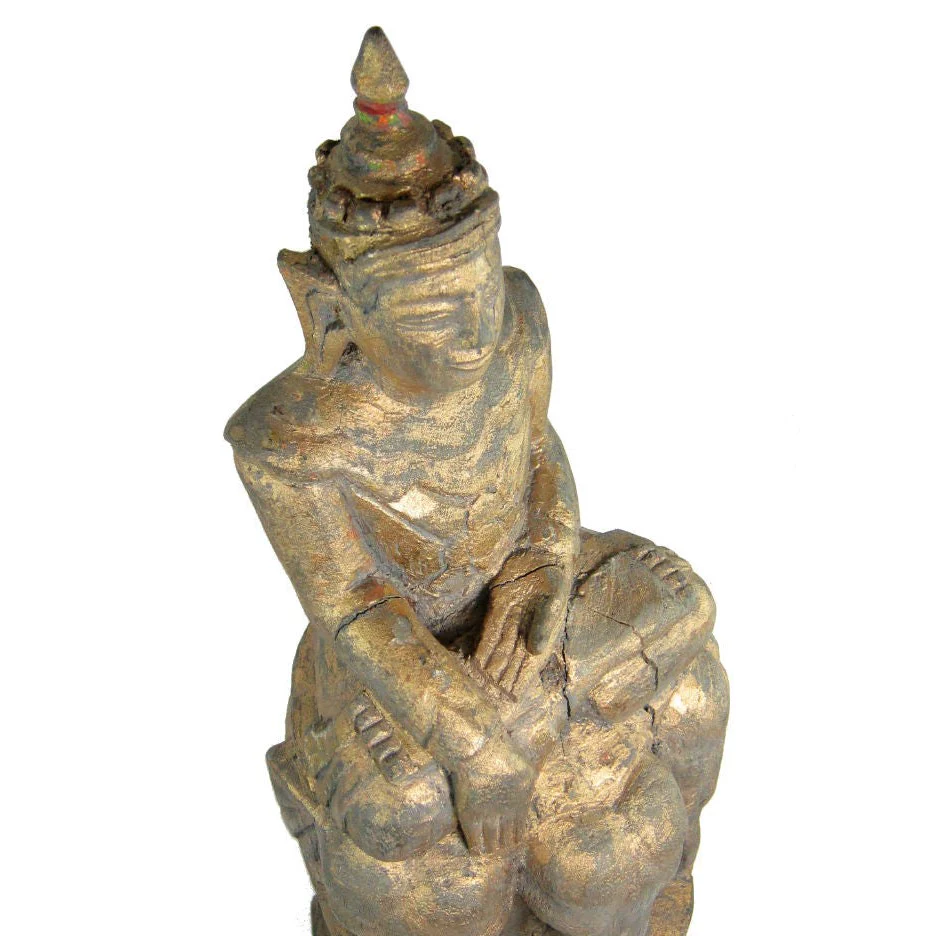 Buddha Riding Indora "3 Head Elephant" Figure - Image 6