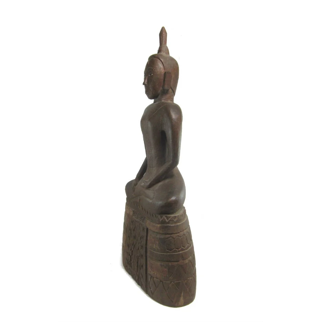 Buddha Statue Laos Antique-01 - Image 4