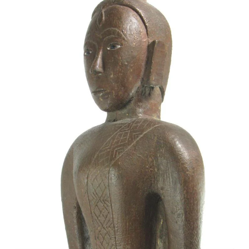 Buddha Statue Laos Antique-01 - Image 6