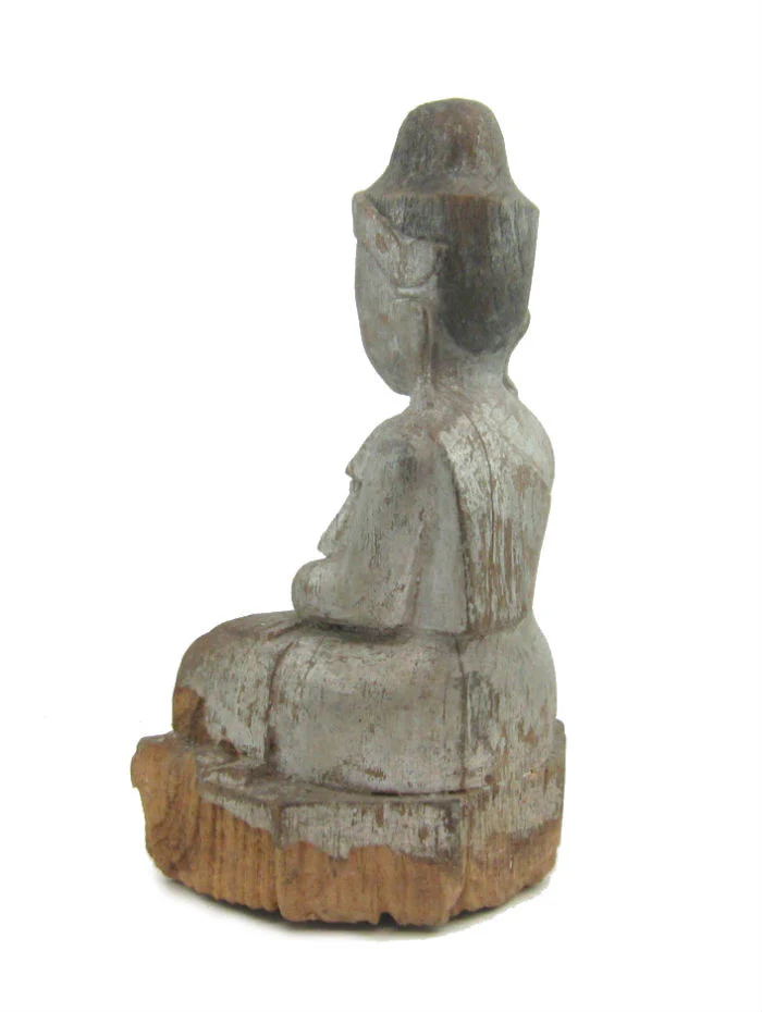 Buddha Statue Antique Chinese Style ca. 1920-40 - Image 3