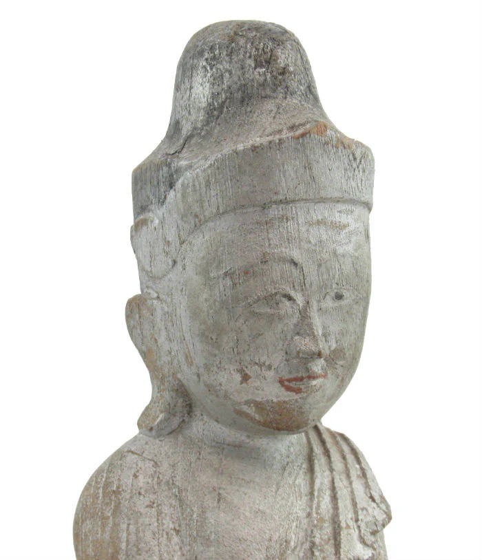 Buddha Statue Antique Chinese Style ca. 1920-40 - Image 4