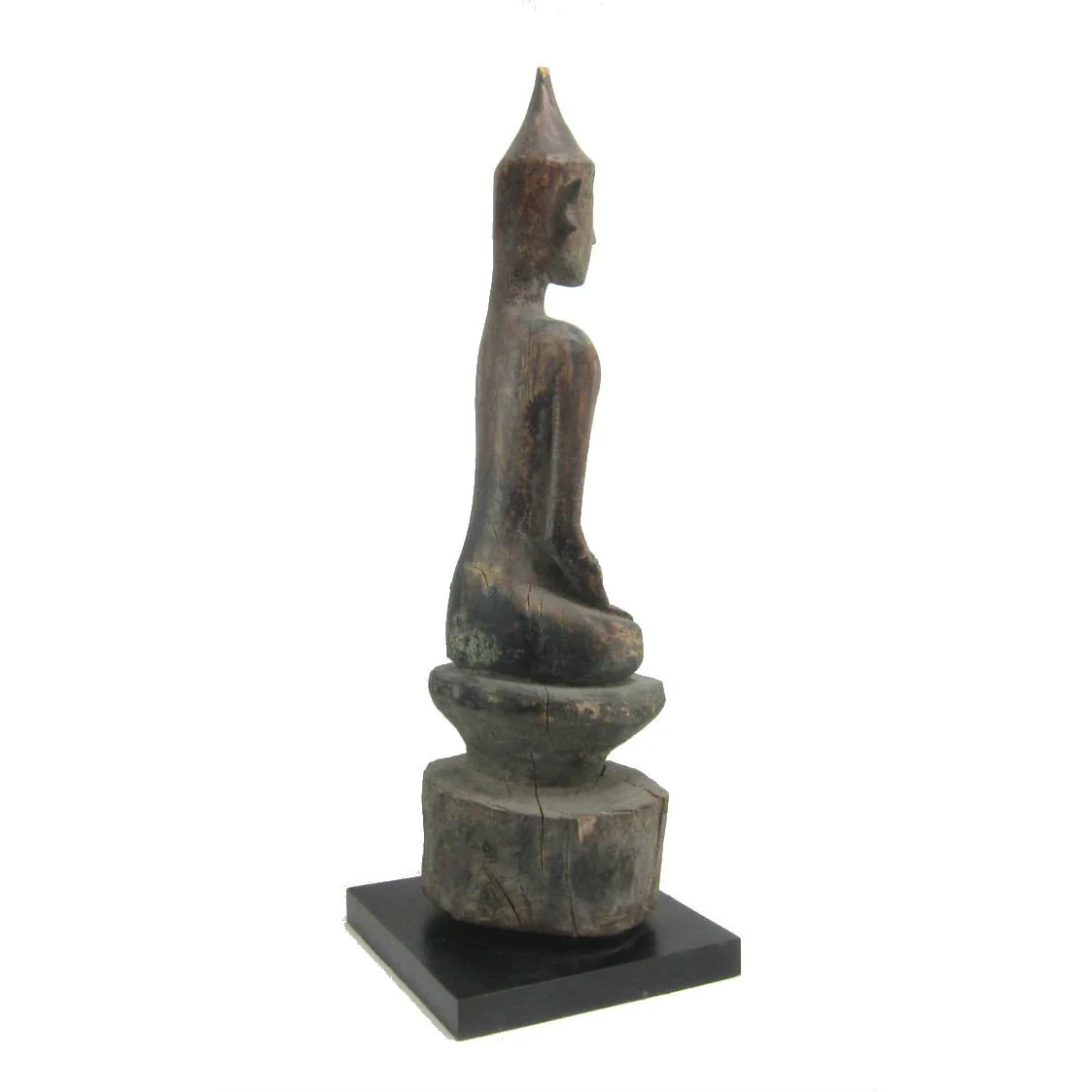 Buddha Statue Antique Laos ca.1920-40 19"Tall - Image 2