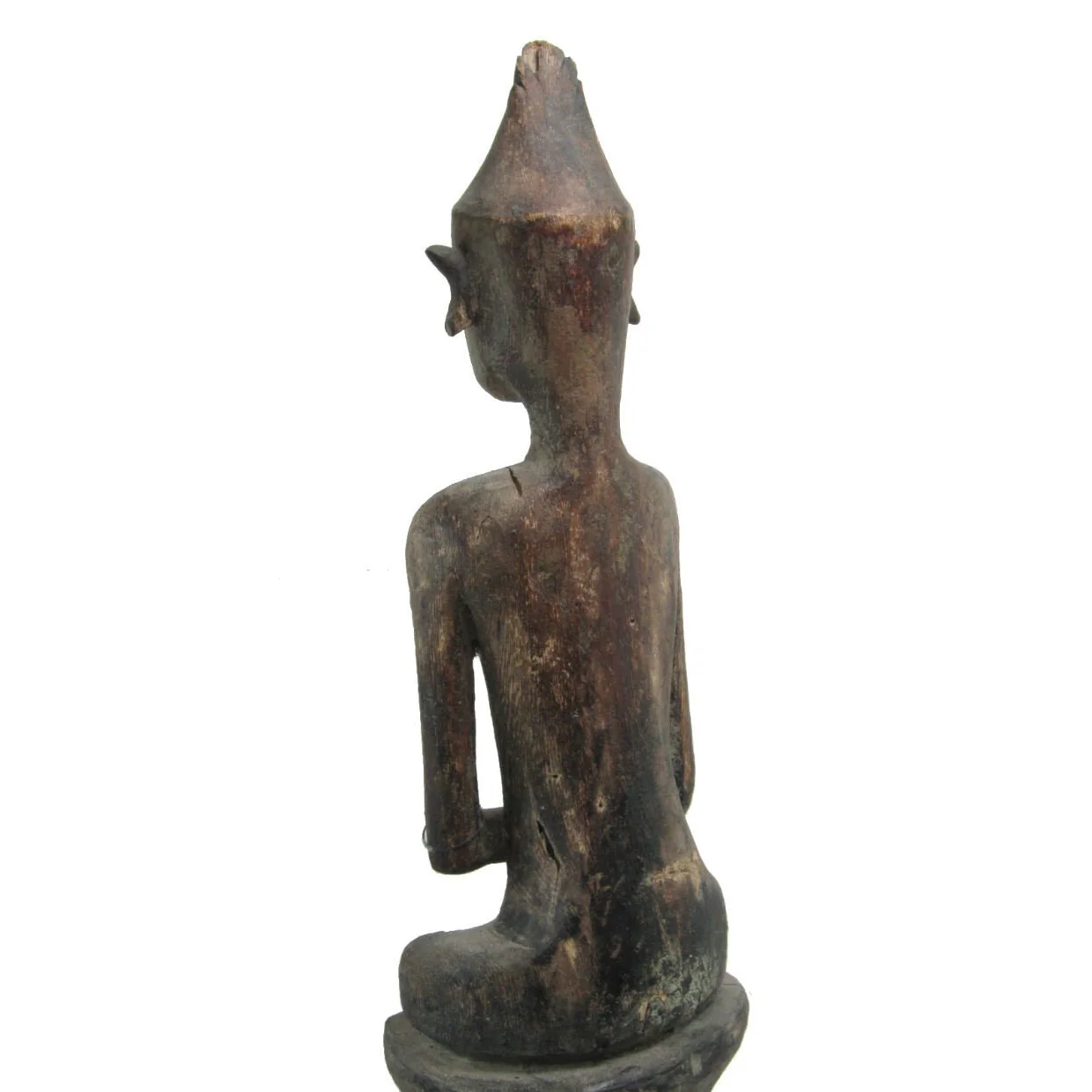 Buddha Statue Antique Laos ca.1920-40 19"Tall - Image 5