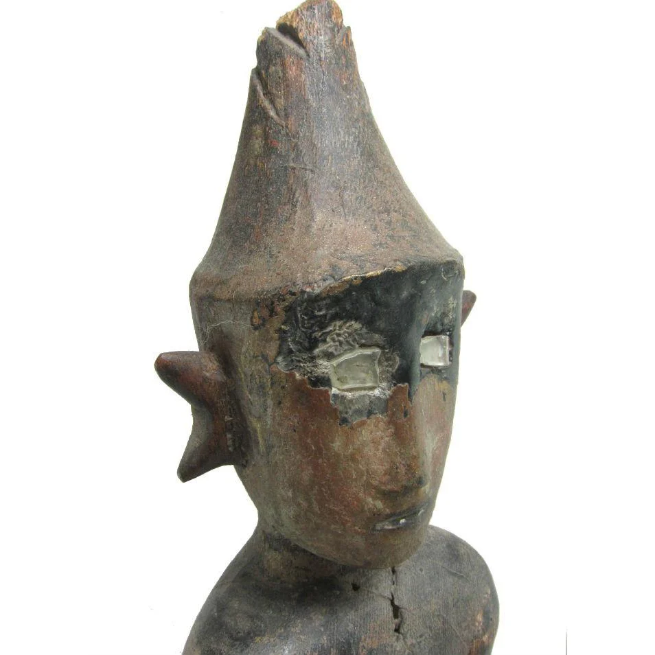 Buddha Statue Antique Laos ca.1920-40 19"Tall - Image 6