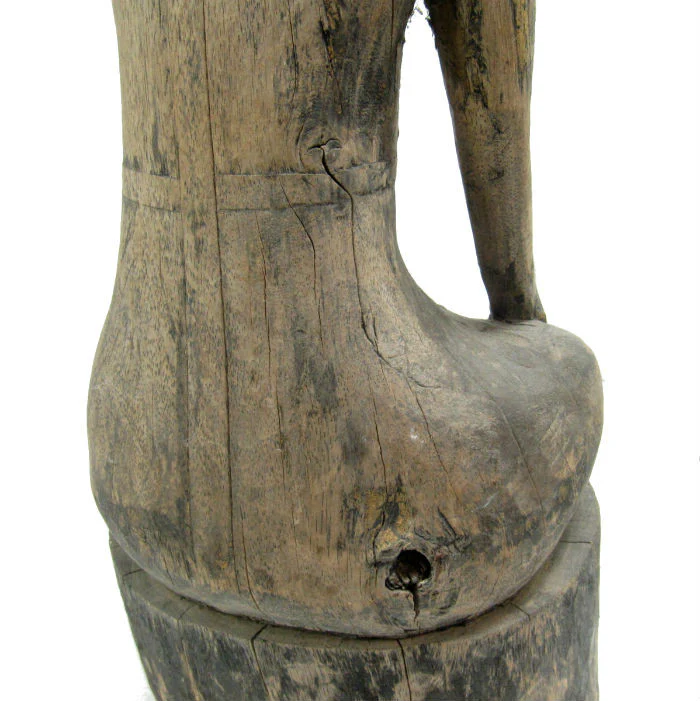 Buddha Statue Antique Laos ca.1920-40 Tall 16" - Image 7