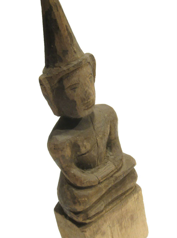 Buddha Statue Antique Laos ca.1920-40 - Image 5