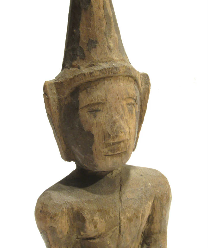 Buddha Statue Antique Laos ca.1920-40 - Image 6