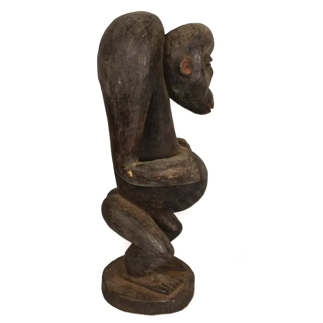 Bulu Ngil Monkey Figure, Cameroon #188 - Image 11
