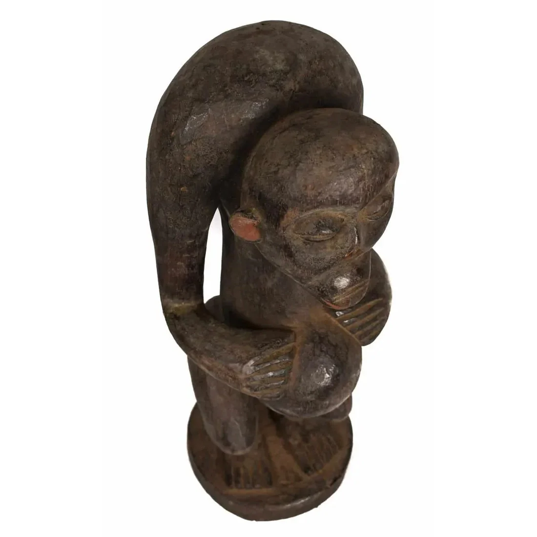 Bulu Ngil Monkey Figure, Cameroon #188 - Image 3