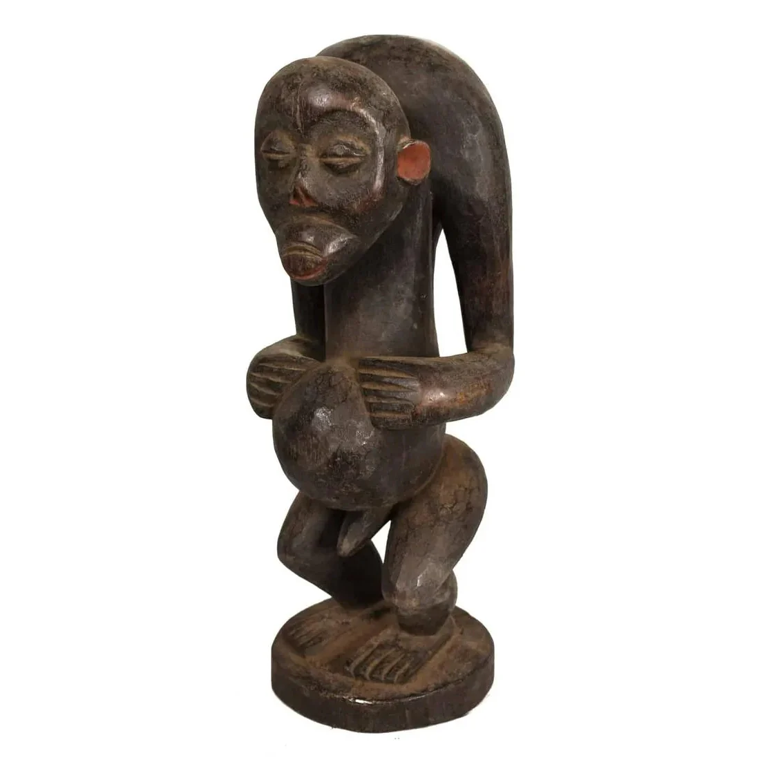 Bulu Ngil Monkey Figure, Cameroon #188 - Image 4