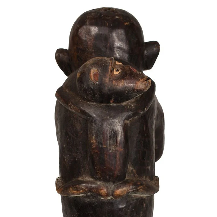 Bulu Ngil Monkey Figure, Cameroon #92 - Image 10