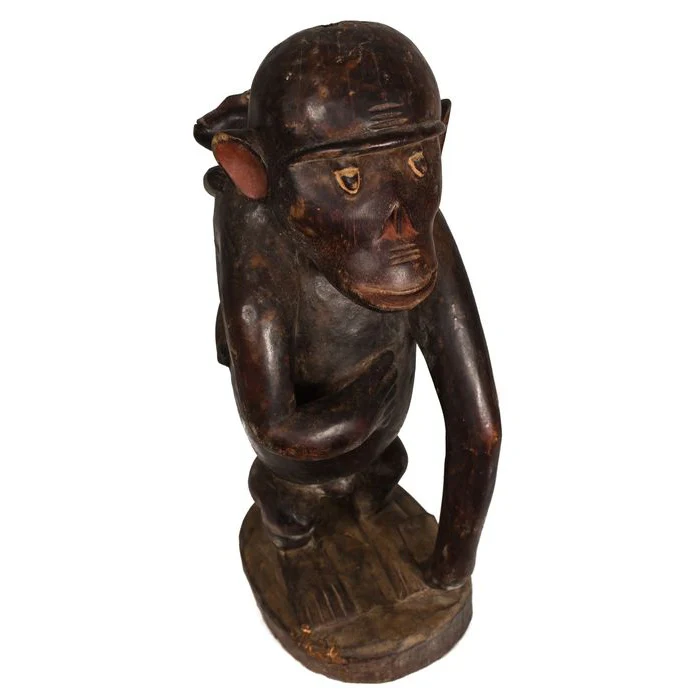 Bulu Ngil Monkey Figure, Cameroon #92 - Image 6