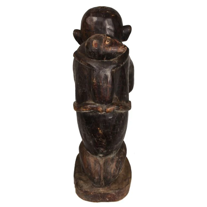 Bulu Ngil Monkey Figure, Cameroon #92 - Image 7