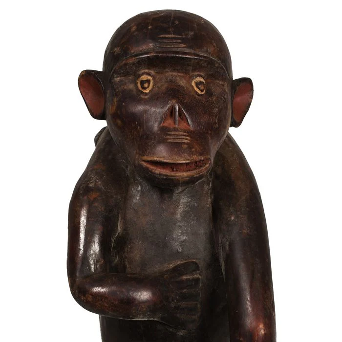 Bulu Ngil Monkey Figure, Cameroon #92 - Image 8