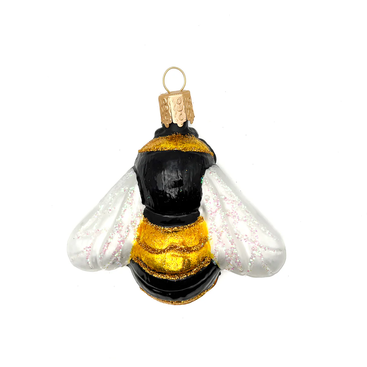 Bumblebee Honey Bee Glass Ornament - Image 2