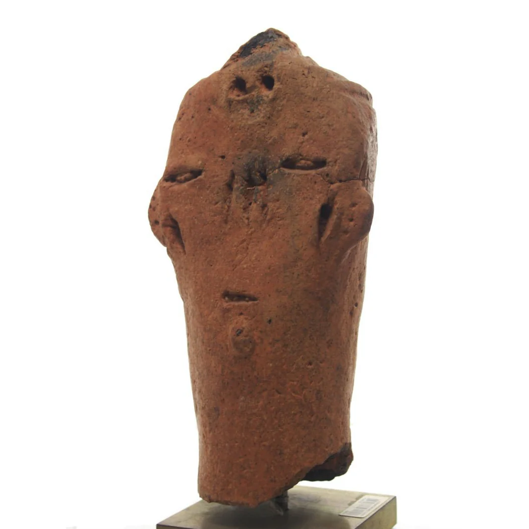 Bura Terra Cotta Funerary Portrait 8th to 12th Century 2 - Image 5