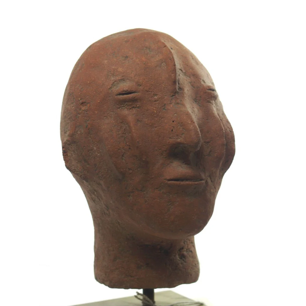 Bura Terra Cotta Funerary Portrait 8th to 12th Century 3 - Image 4