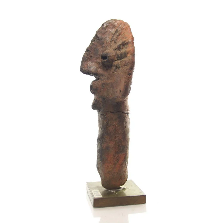 Bura Terra Cotta Funerary Portrait 8th to 12th Century 1 - Image 2