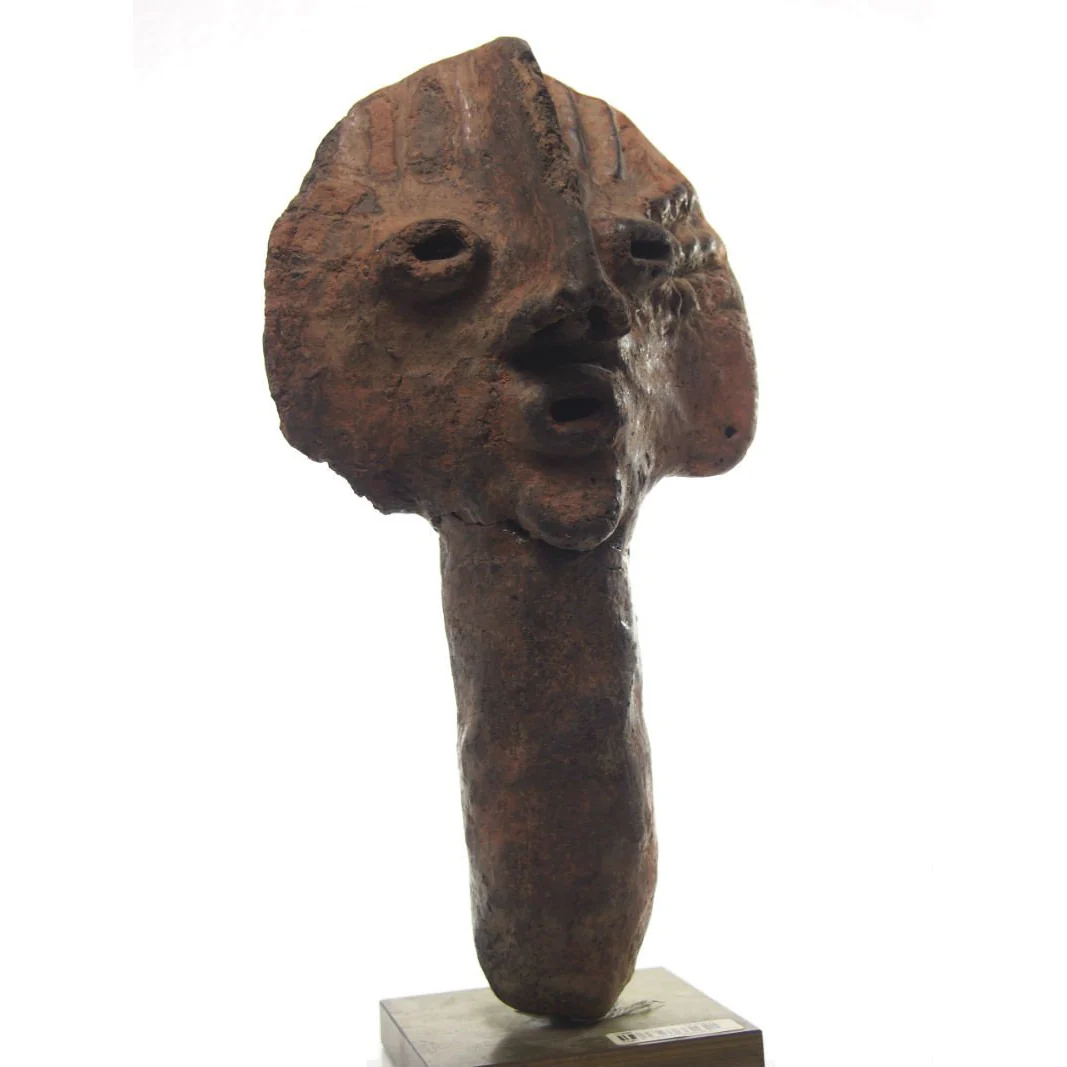 Bura Terra Cotta Funerary Portrait 8th to 12th Century 1 - Image 4