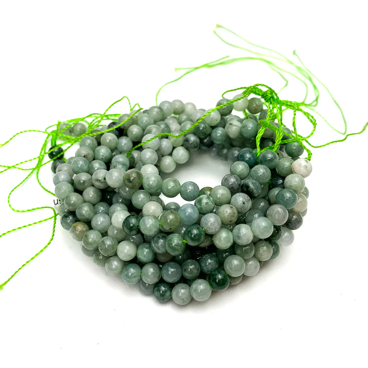 Burmese AAA Jadeite 4mm Smooth Rounds - Image 4