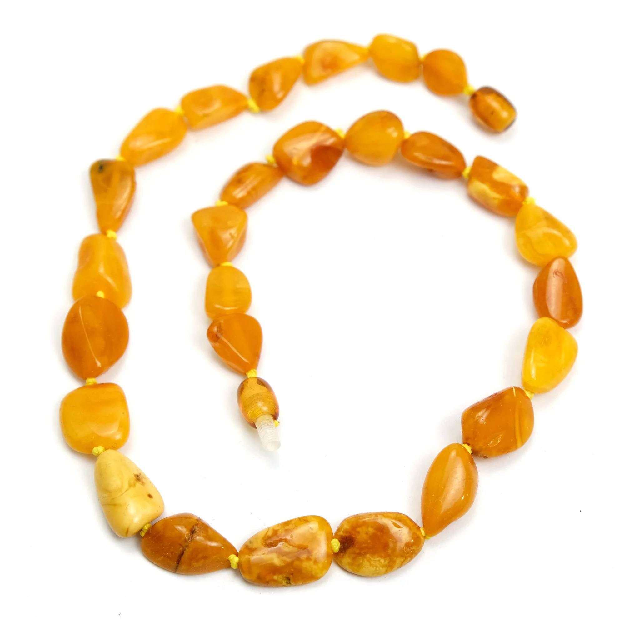 Butterscotch Amber Nugget Necklace #2 - Image 2