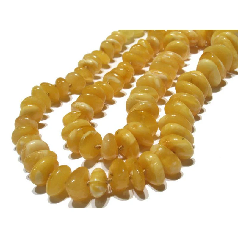 Butterscotch Amber Nugget Strand/Necklace - Image 2