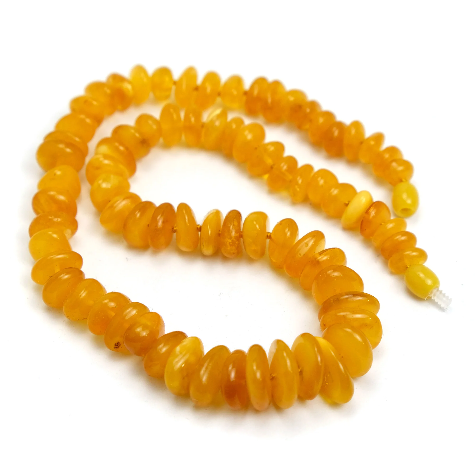Butterscotch Amber Nugget Necklace #3 - Image 2