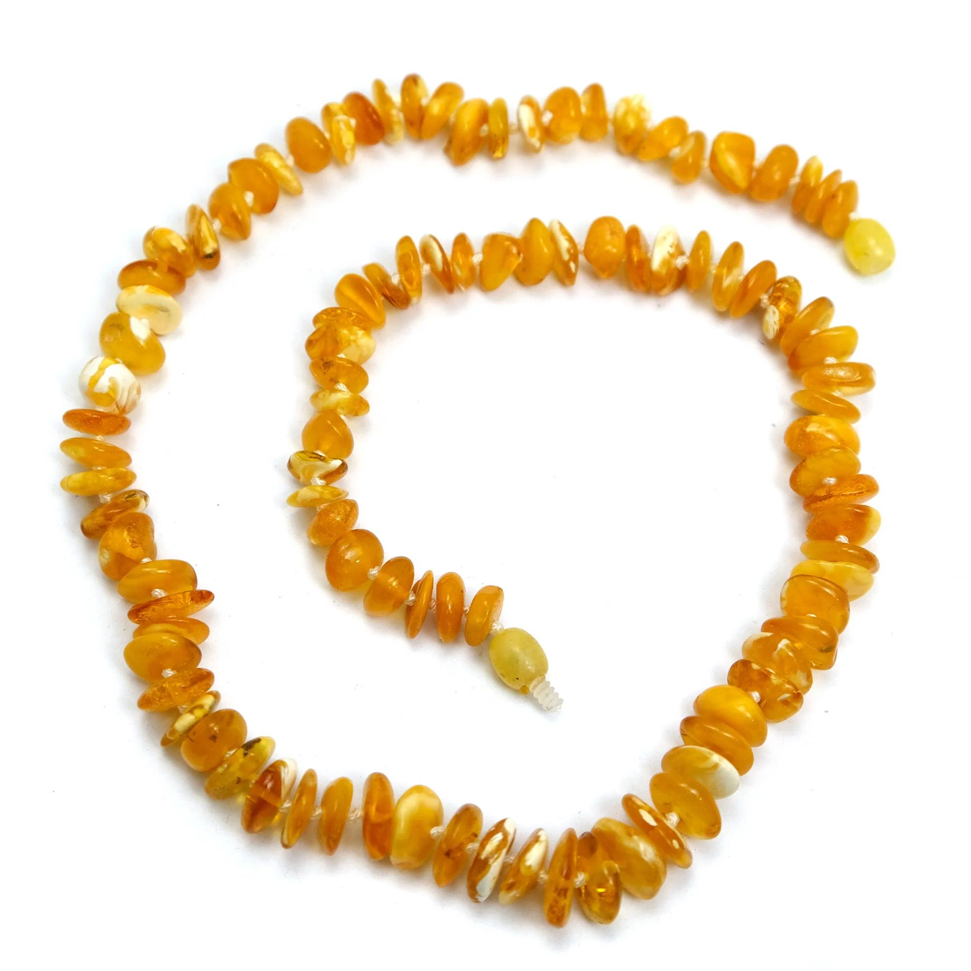Butterscotch Amber Nugget Necklace #6 - Image 2