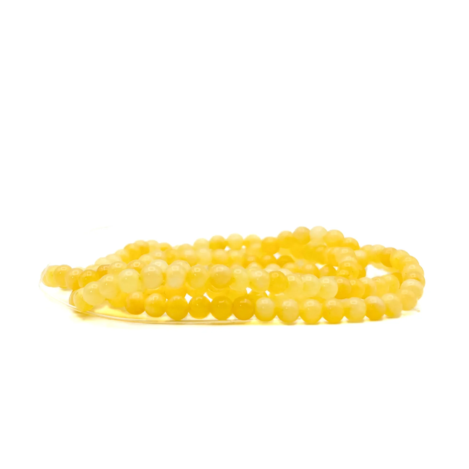 Calcite Golden 4mm Smooth Rounds Bead Strand - Image 8