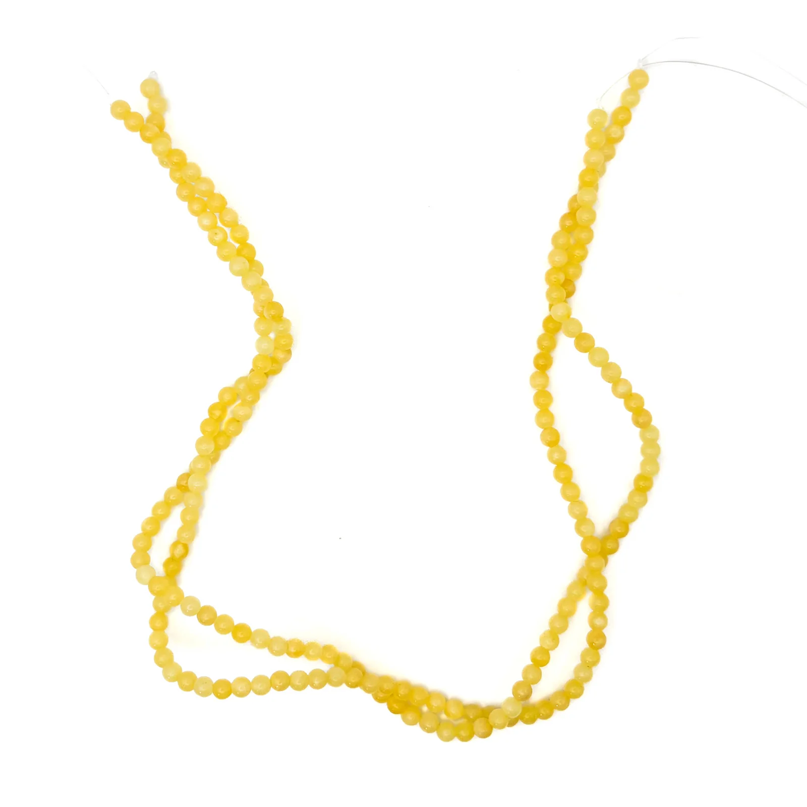 Calcite Golden 4mm Smooth Rounds Bead Strand - Image 9