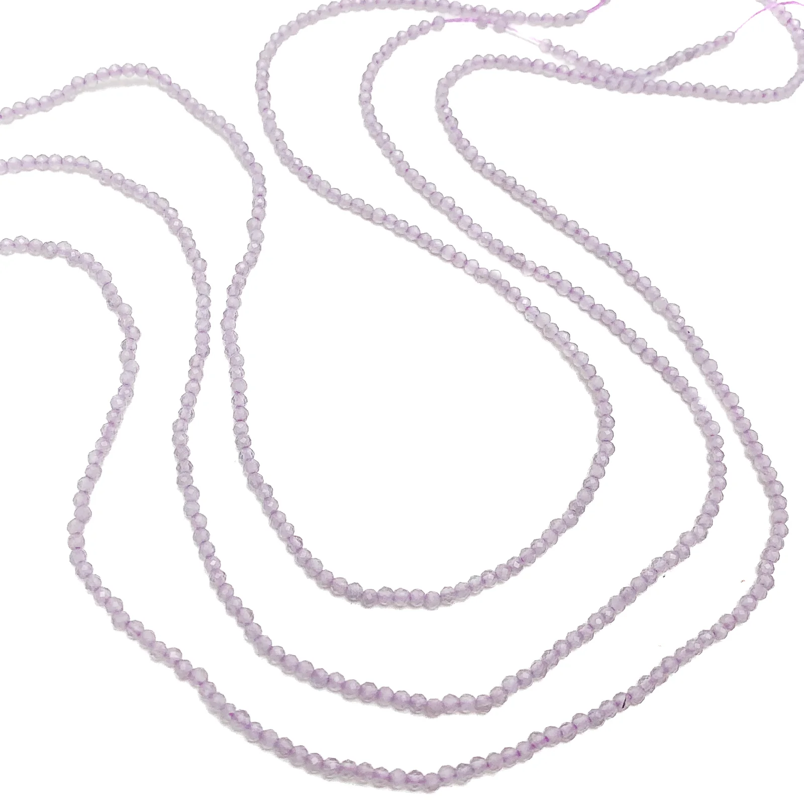 Cape Amethyst 2mm Faceted Rounds Bead Strand - Image 4