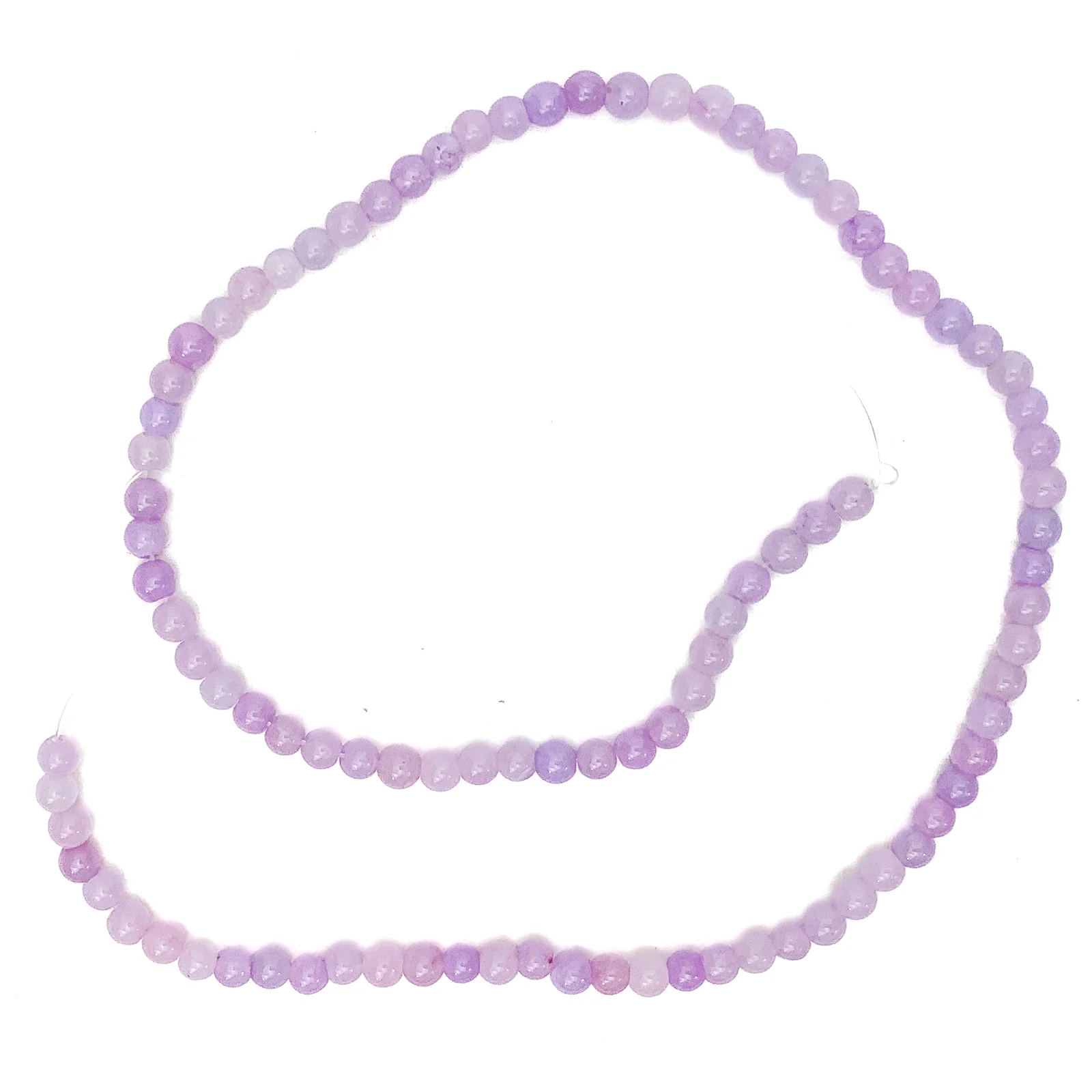Cape Amethyst 4mm Smooth Rounds Bead Strand - Image 2