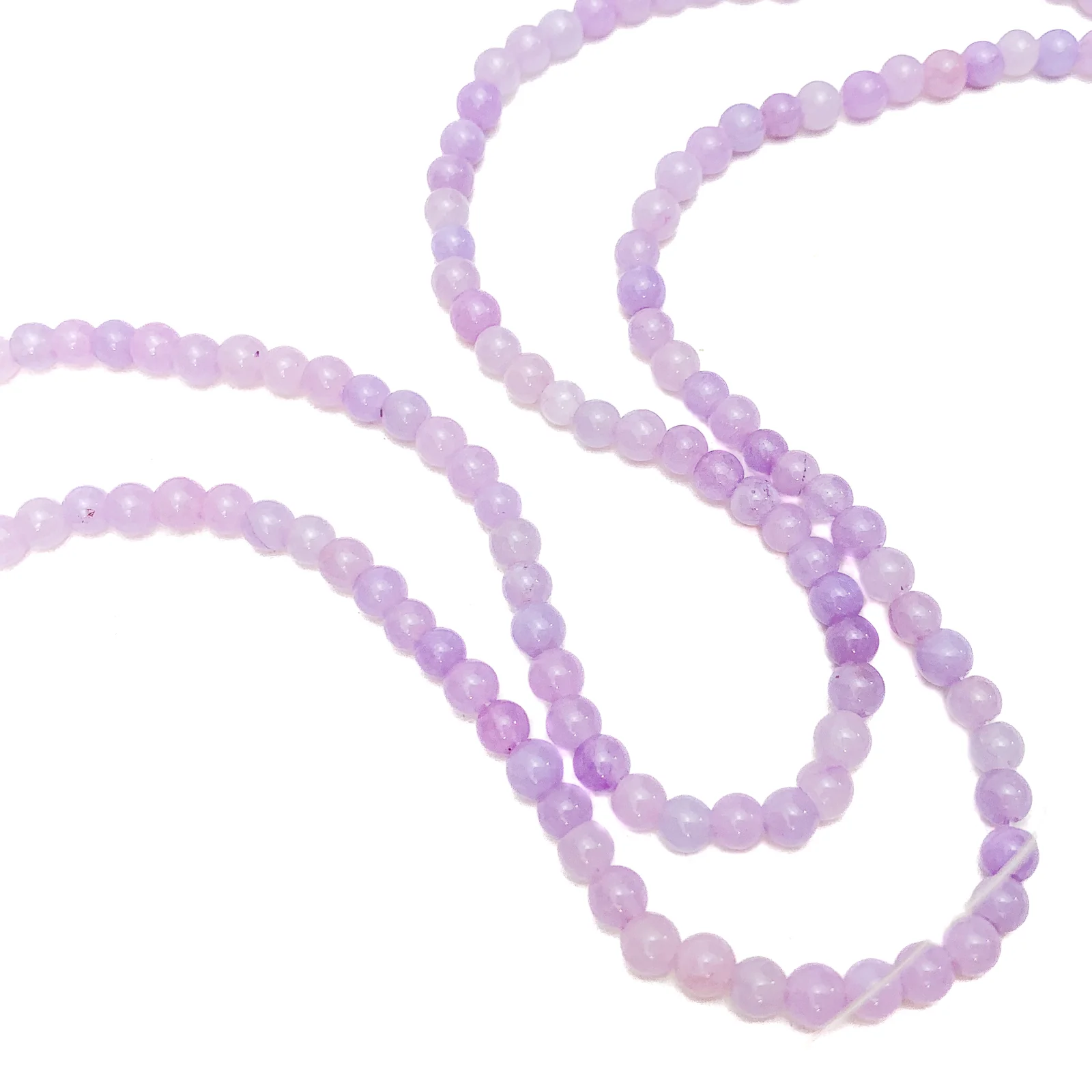 Cape Amethyst 4mm Smooth Rounds Bead Strand - Image 3
