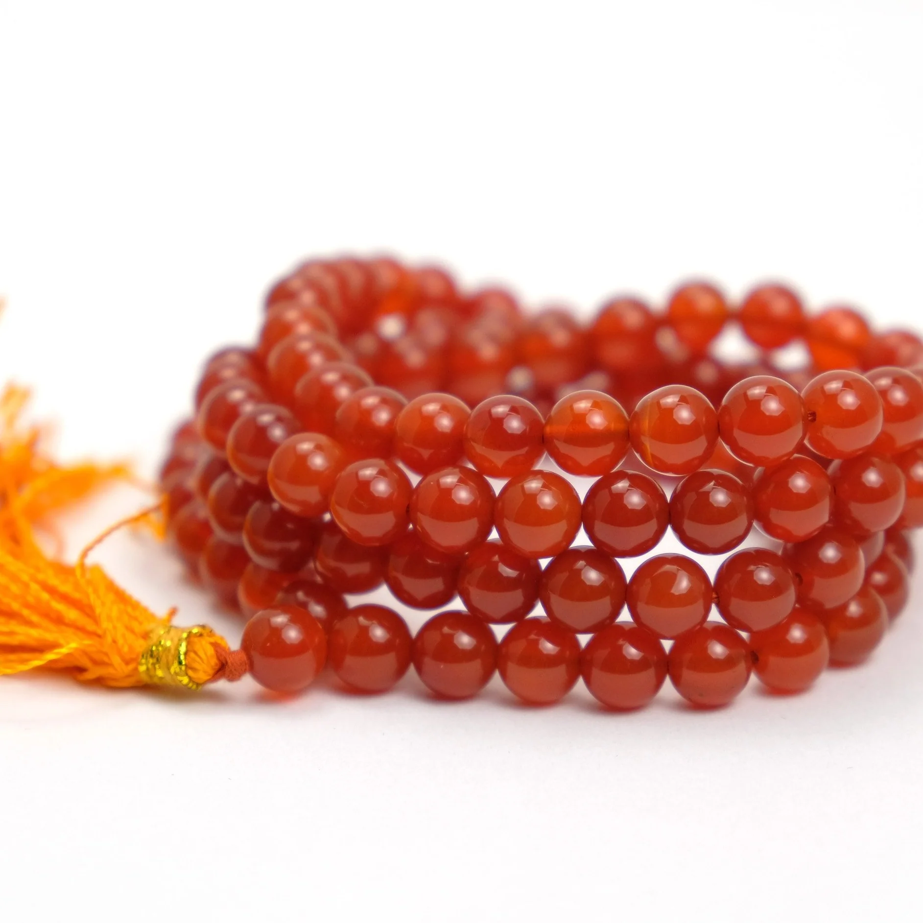 Carnelian 8mm Mala - Image 2