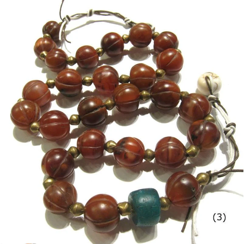 Carnelian Heirloom Dowry Bead Necklaces - Image 10