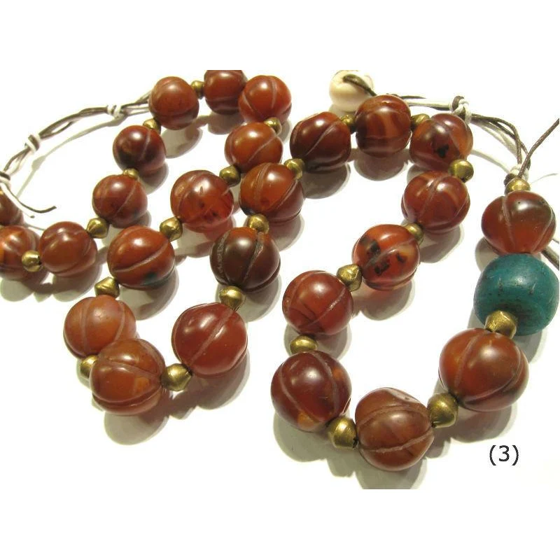 Carnelian Heirloom Dowry Bead Necklaces - Image 11