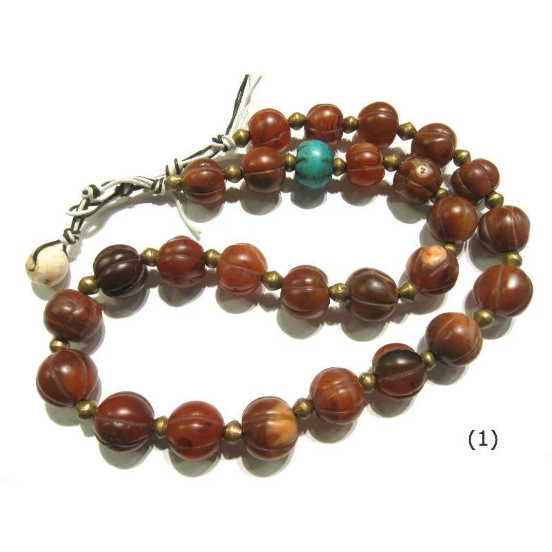 Carnelian Heirloom Dowry Bead Necklaces - Image 4