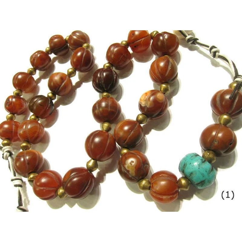 Carnelian Heirloom Dowry Bead Necklaces - Image 6