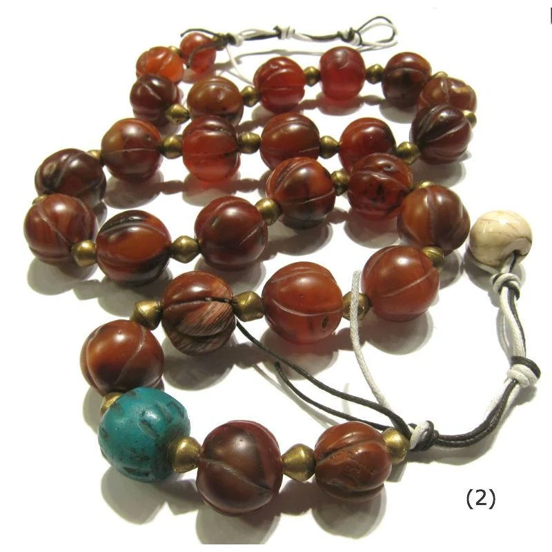 Carnelian Heirloom Dowry Bead Necklaces - Image 7