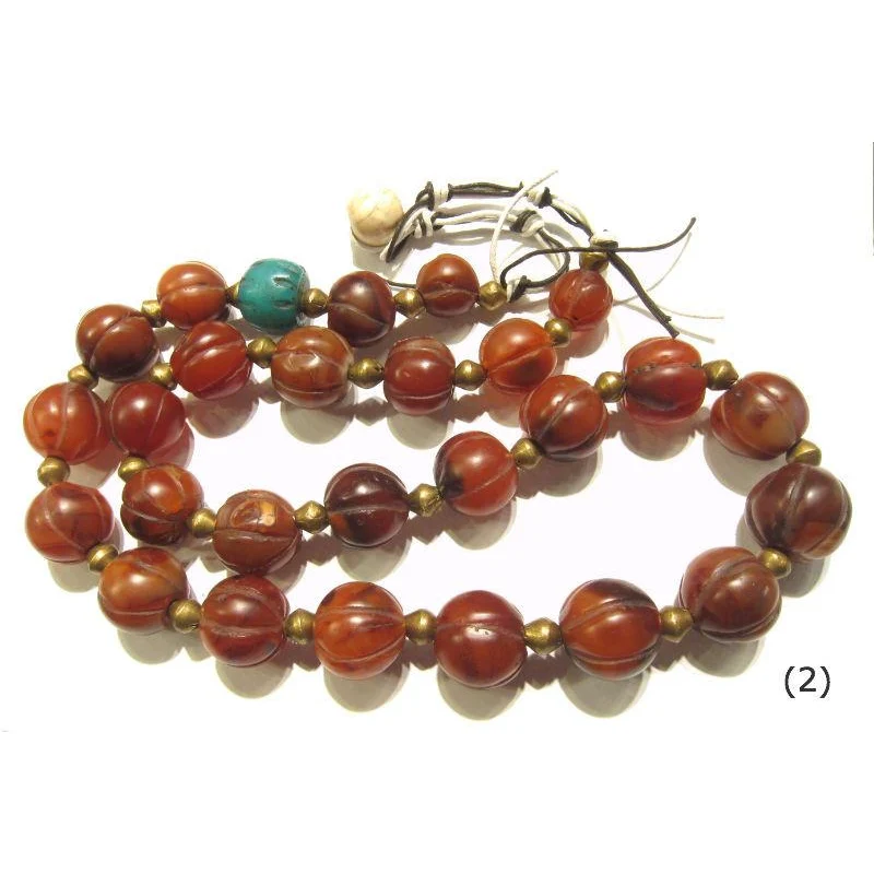 Carnelian Heirloom Dowry Bead Necklaces - Image 8