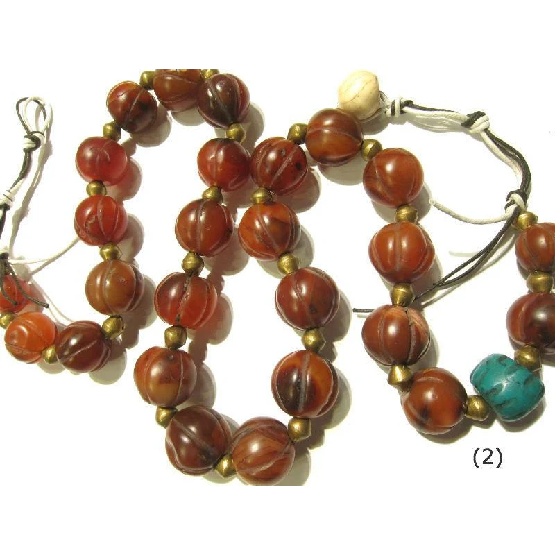 Carnelian Heirloom Dowry Bead Necklaces - Image 9