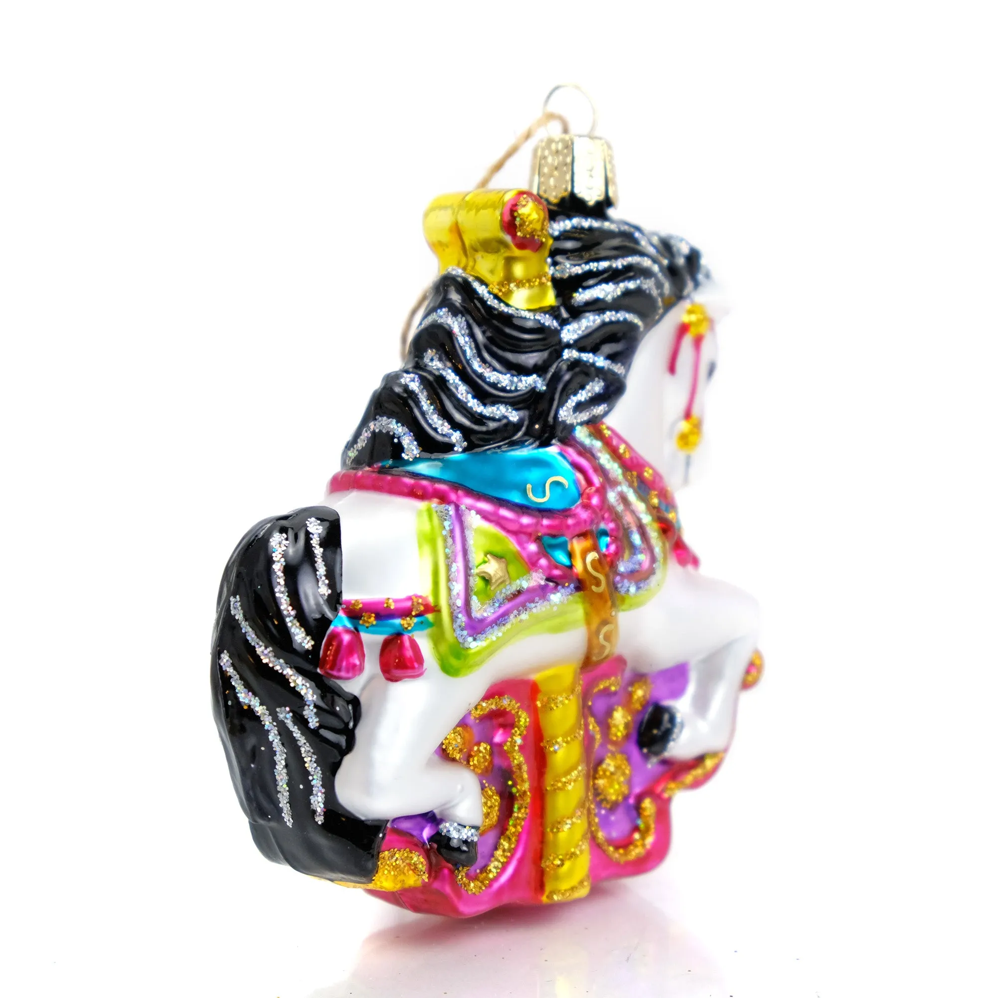 Merry Go Round Carousel Horse Ornament - Image 2