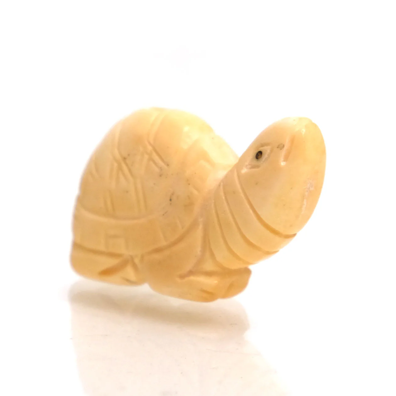 Carved Bone Pendant, Turtle 7 - Image 2