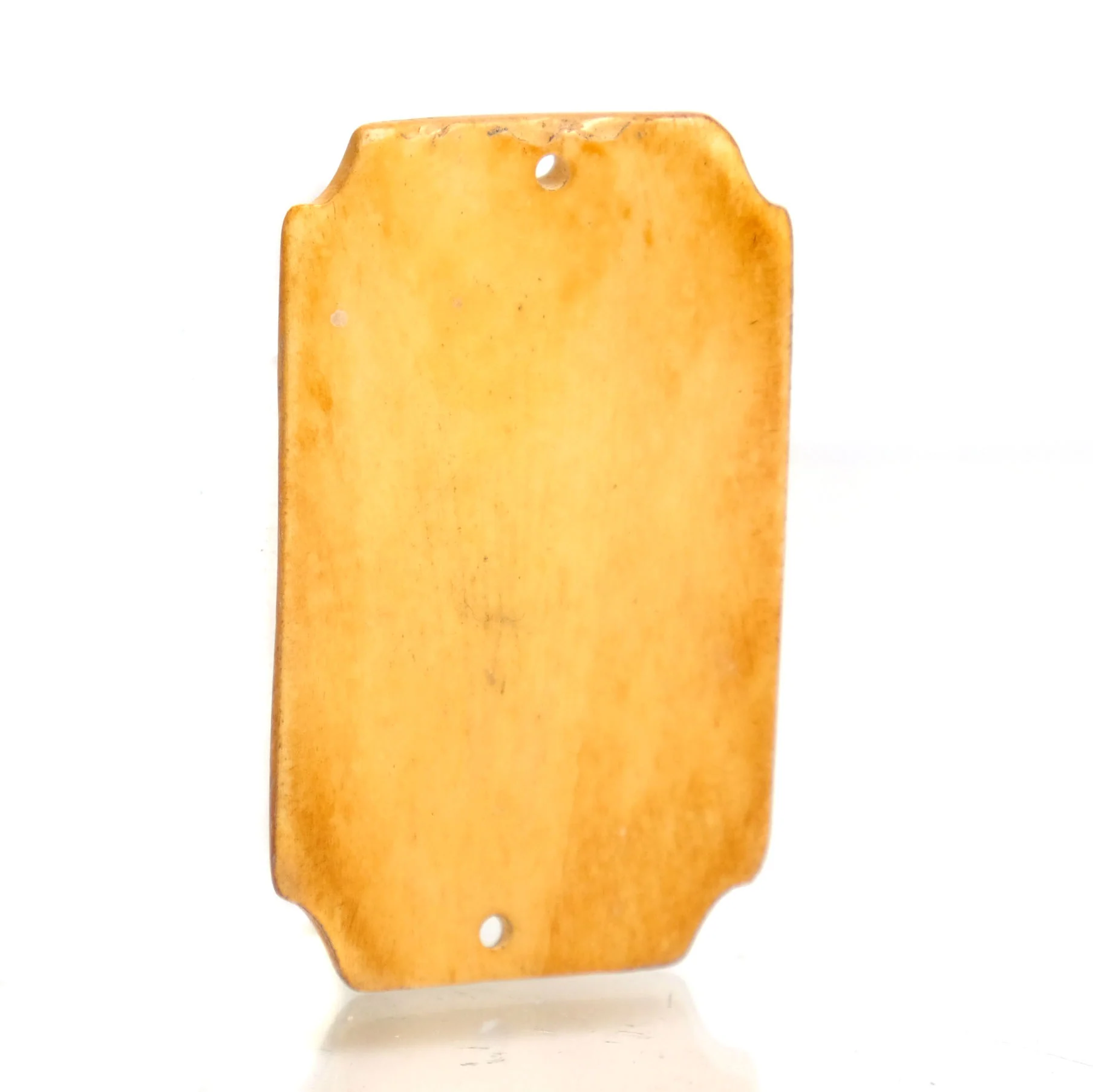 Carved Bone Pendant, Turtle 8 - Image 3