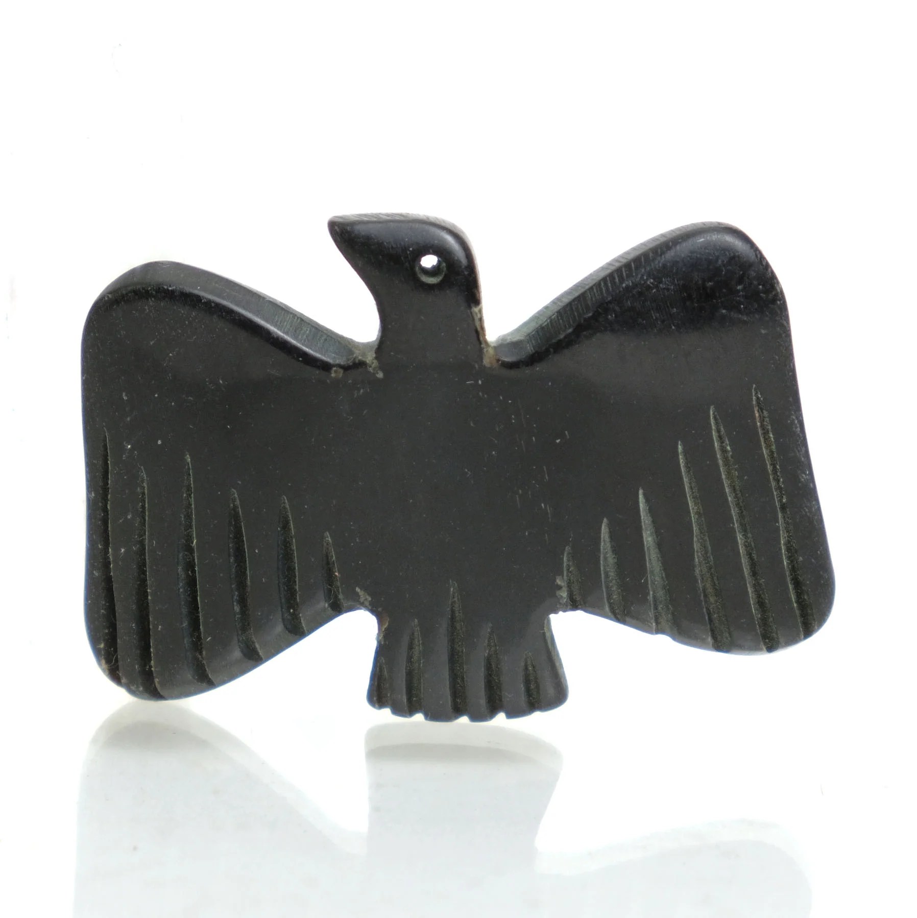 Carved Horn Pendant, Thunderbird - Image 3