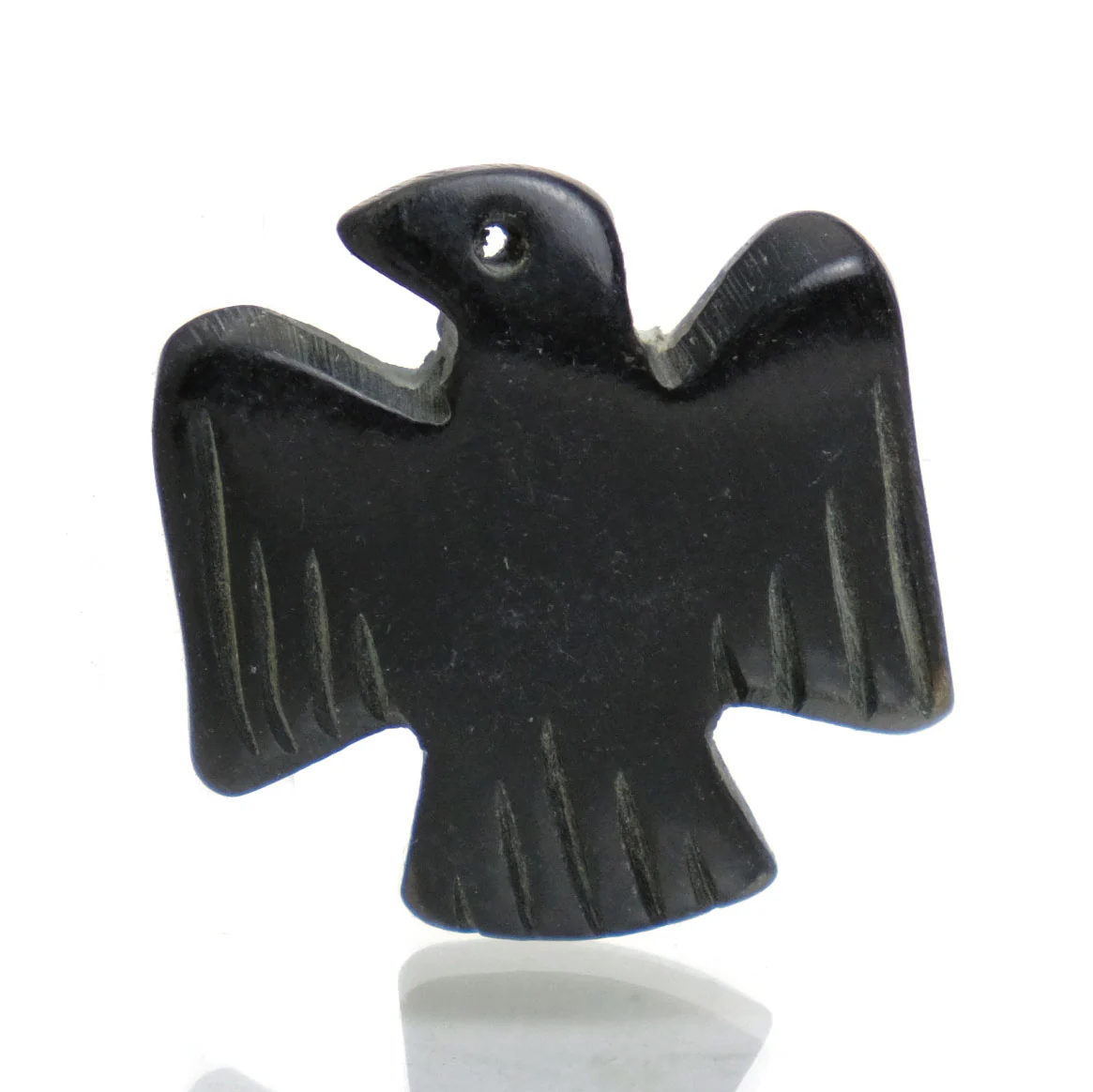 Carved Horn Pendant, Thunderbird - Image 5
