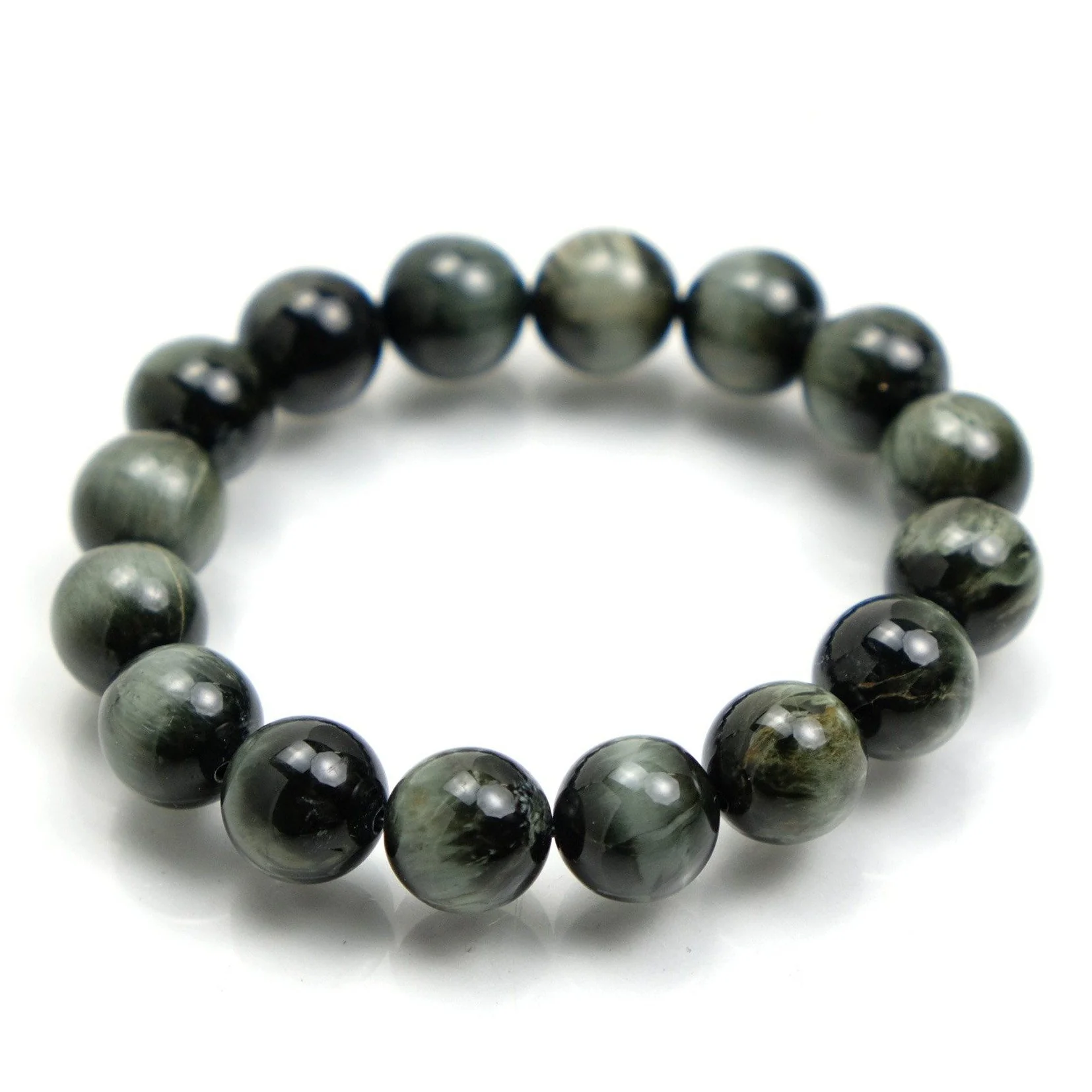 Cat's Eye 12mm Stretch Bracelet - Image 2