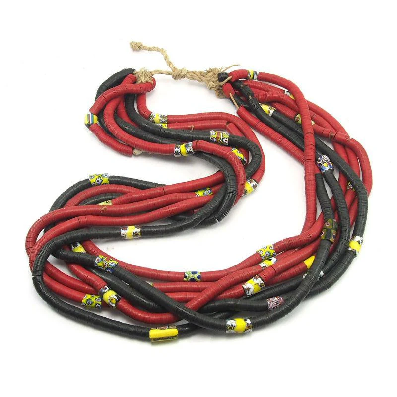Fulani Celluloid Tamba Heirloom Necklace 1 - Image 2