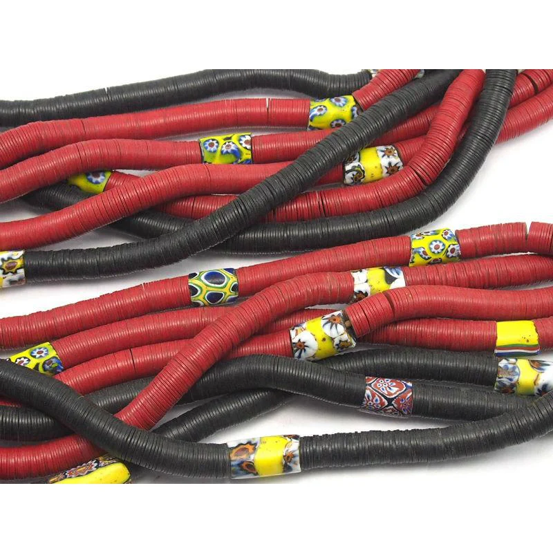 Fulani Celluloid Tamba Heirloom Necklace 1 - Image 3