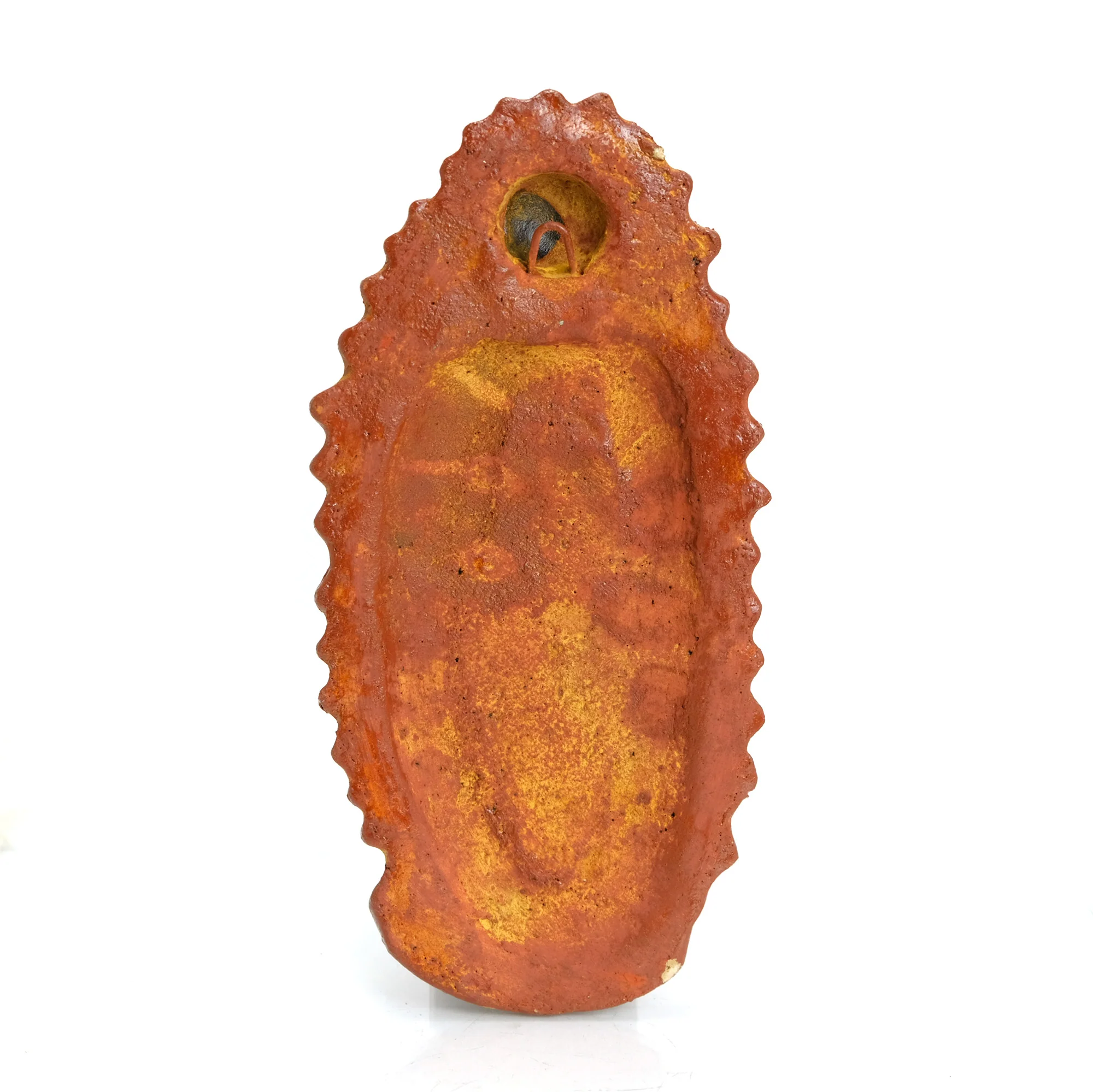 Ceramic Virgin Medallion - Image 2